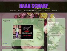 Tablet Screenshot of haarscharf-nb.de